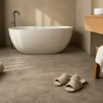 Pavimento bagno effetto pietra: come dona eleganza senza perdere in praticità