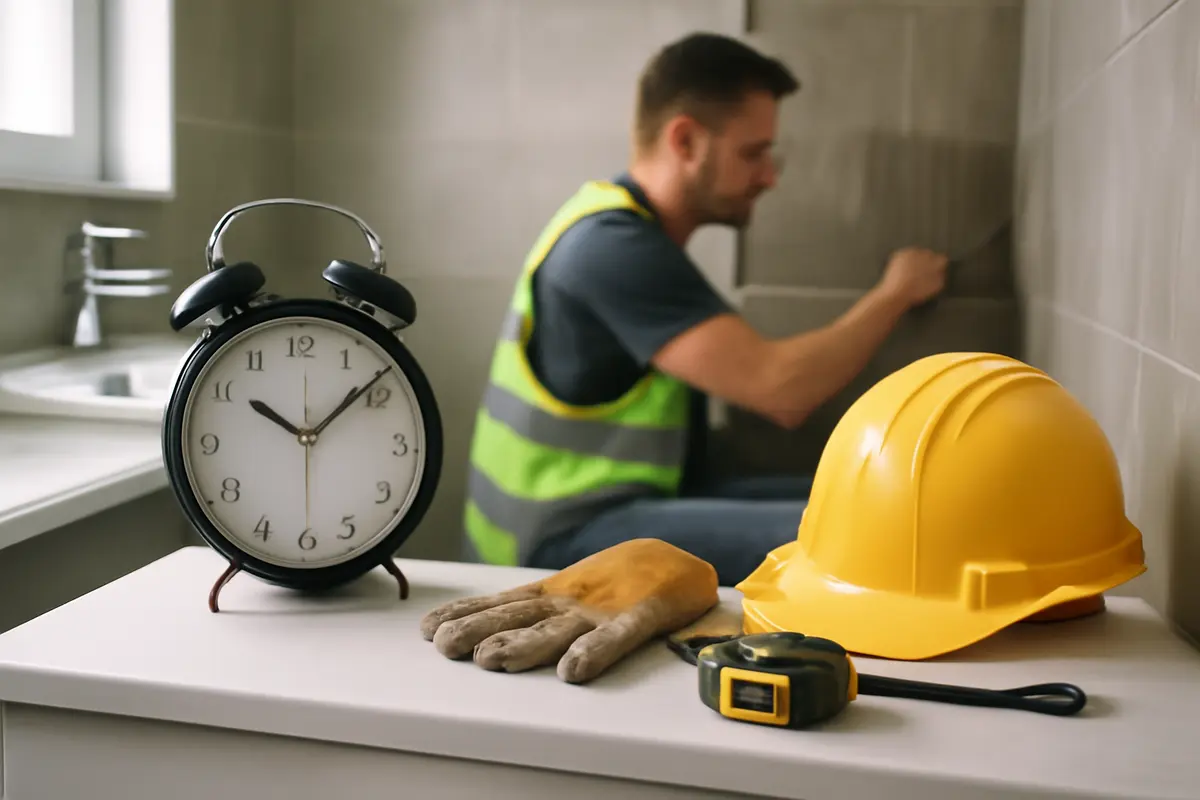 Quanto dura mediamente una ristrutturazione bagno? I fattori che accorciano davvero i tempi
