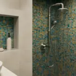 Mosaico in bagno: il dettaglio artistico che valorizza nicchie e zone doccia