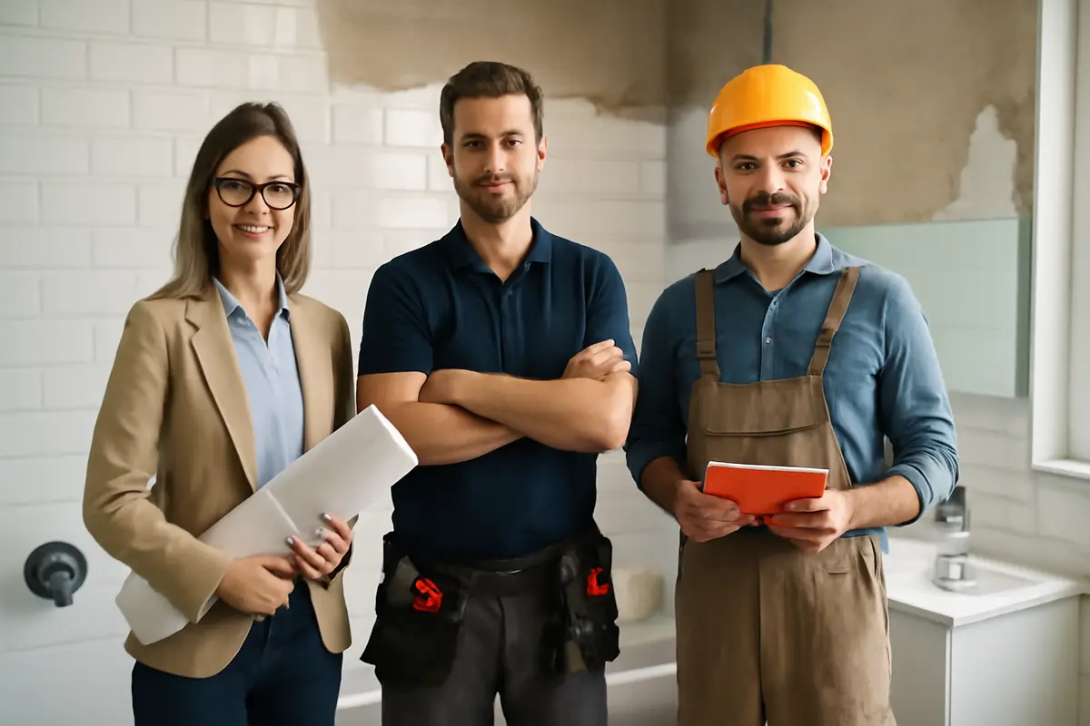 Quali professionisti coinvolgere per rifare il bagno? I ruoli che fanno la differenza per un lavoro a regola d’arte