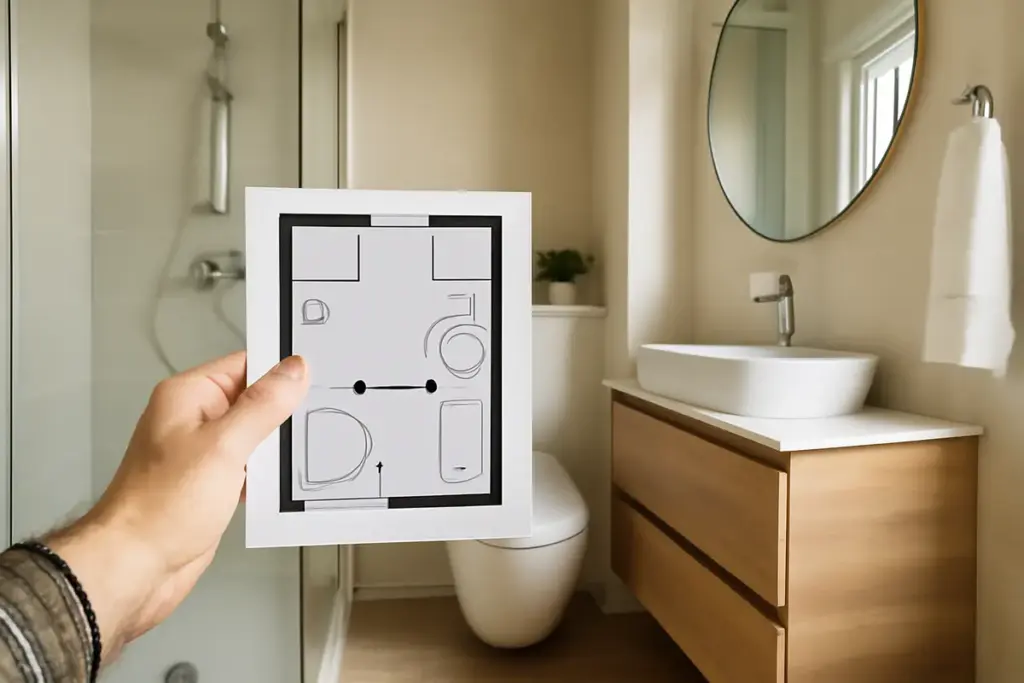 Bagno piccolo e ristrutturazione: trucchi progettuali che lo fanno sembrare più grande