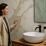 Parete decorativa in gres effetto marmo: quando conviene scegliere questa soluzione per l’arredo bagno