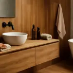 Il legno torna protagonista in bagno? Nuove finiture resistenti all’umidità e consigli per la manutenzione