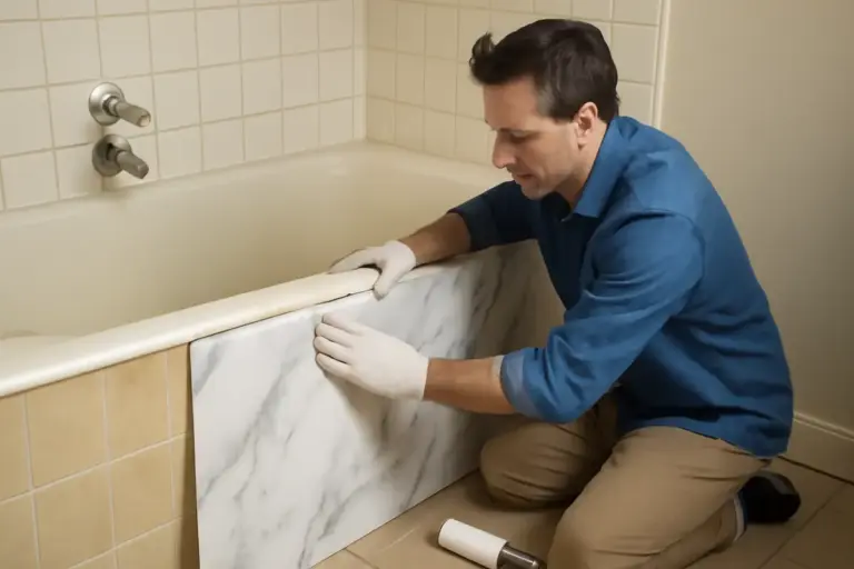 Come rivestire una vasca da bagno datata? Tecnica facile che rivoluziona l’aspetto
