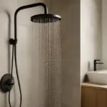 Soffione doccia nero opaco: il tocco di tendenza che rinnova qualsiasi bagno moderno